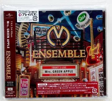 Mrs. GREEN APPLE ENSEMBLE 초회 한정판 CD