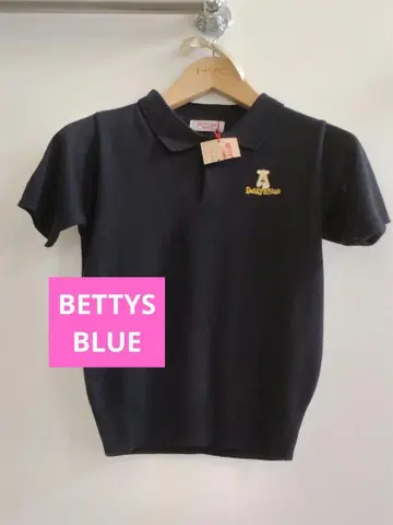 BETTYS BLUE 니트 피케 셔츠 미사용