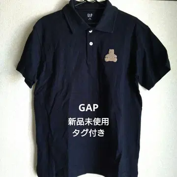GAP 피케 셔츠 곰 자수 미사용 새상품