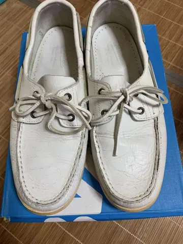 파라부트 바스 화이트 데크 슈즈