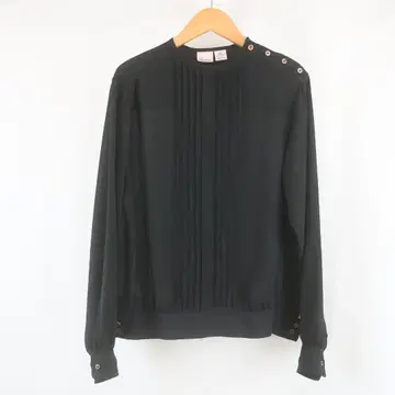 VINTAGE Liz Claiborne 핀턱 풀오버 블라우스