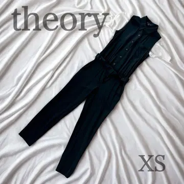 [새상품급] theory 띠어리 블랙 슬리브리스 올인원 살로펫
