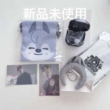 straykids 스키즈 울프찬  반지 복조리 미니 머리띠