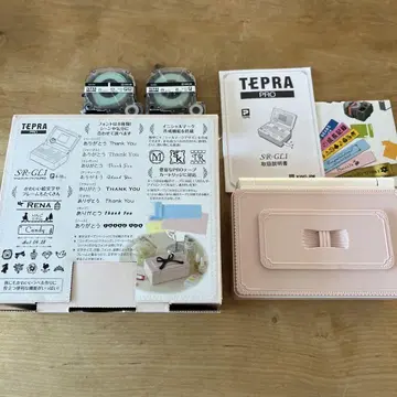 TEPRA PRO SR-GC1 핑크 라벨 프린터