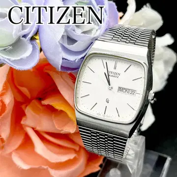 레어 작동 손목시계 CITIZEN 시티즌 토노 데이데이트 H48