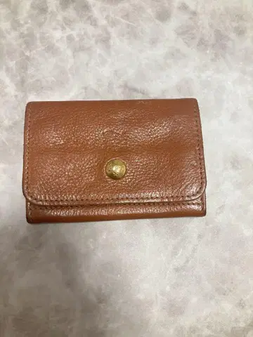 일비종떼 가죽 명함지갑 브라운 두겹