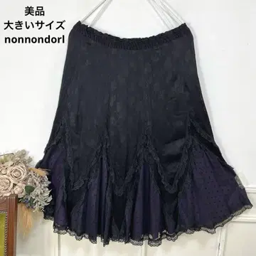 새상품급 빅 사이즈 nonnondorl 레이스 스커트