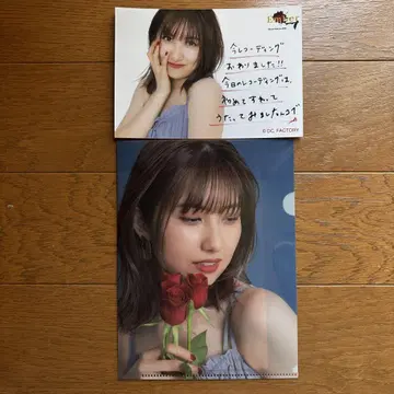 사토 유키 컬렉션 브로마이드 미니 클리어 파일 포함
