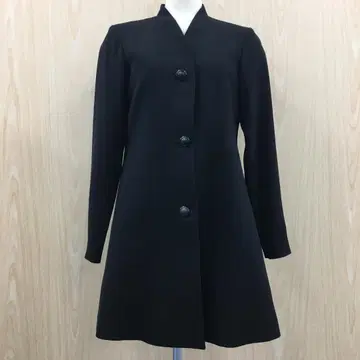 미사용품 Sun Wind 블랙 포멀 롱 자켓 F0728B17