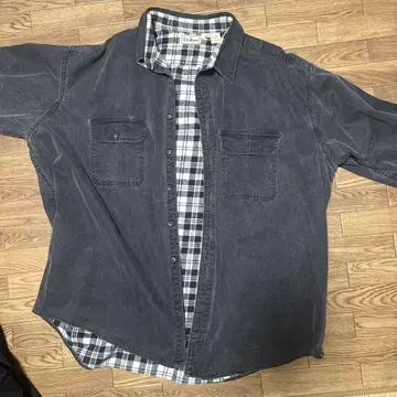 L.L.Bean 체크 무늬 플란넬 셔츠 XXL
