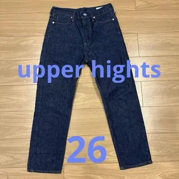 upper nights 다크 블루 스트레이트 데님 26인치