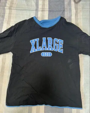 XLARGE 로고 티셔츠 1991 블랙