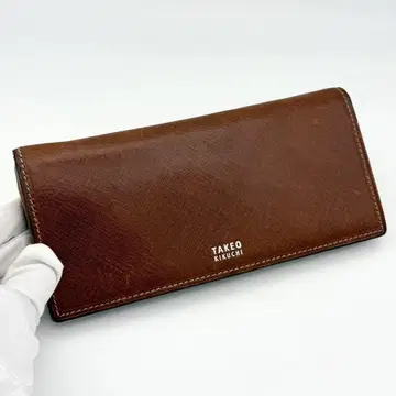 TAKEOKIKUCHI 장지갑 브라운 멀티 컬러 트리콜로
