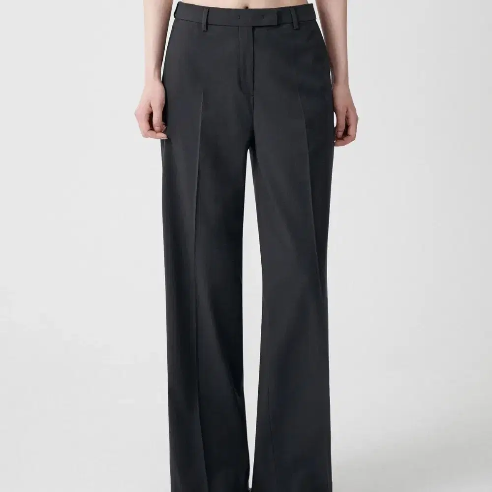 パンツ Siyazu SIPT7052 muse two tuck wide slacks_Black SIYAZU SIPT7052 Muse Two-Tuck Wide Slacks Charcoal #시야쥬