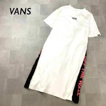 VANS 사이드 로고 티셔츠 원피스 반팔