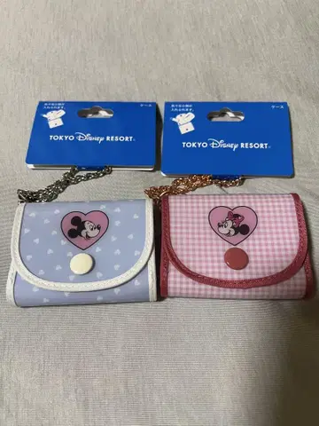 디즈니 리조트 나카요시 클럽 미키 미니 참 잡화 케이스