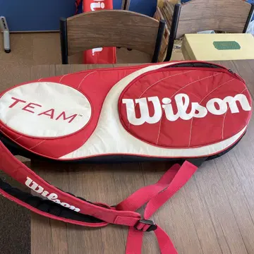 Wilson TEAM 라켓 백 레드