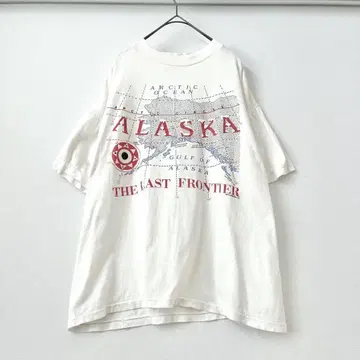 빈티지 알래스카 alaska t셔츠 싱글 스티치 코튼