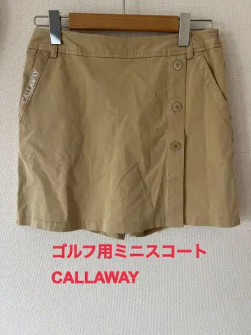CALLAWAY 골프용 미니 스커트 베이지