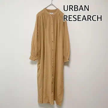 URBAN RESEARCH 어반 리서치 긴팔 셔츠 원피스 베이지