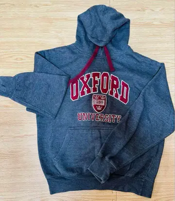 Oxford University 후드티 M 사이즈 그레이
