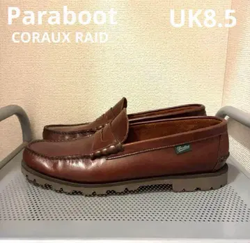 정가 4.8만 파라부트 로퍼 콜로레이드 UK8.5 브라운 가죽