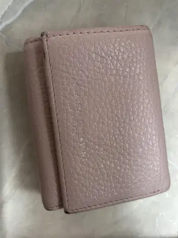 GIANNI CHIARINI 가죽 3단 폴더형 지갑 핑크