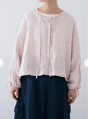 nest Robe 초발수 개더 슬리브 숏 셔츠