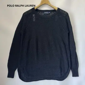 POLO RALPH LAUREN 랄프 로렌 린넨 시스루 니트