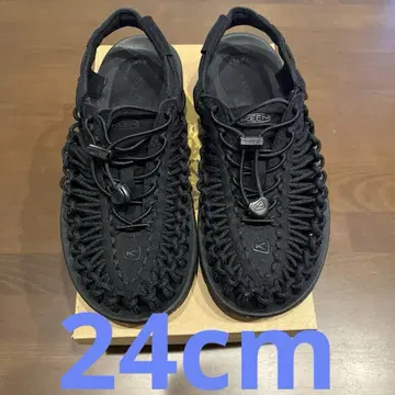 KEEN 샌들 24cm 블랙