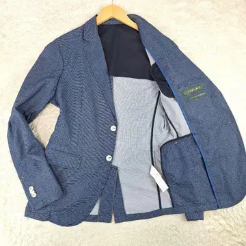 ZARA 자라 데님 패턴 스트레치 패커블 자켓 EUR46