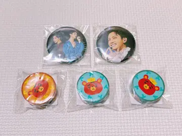 동방신기 CLASSIC 캡슐 토이 캔뱃지 마스킹 테이프 세트