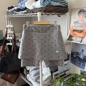 위시코어 물방울 스커트 발레코어