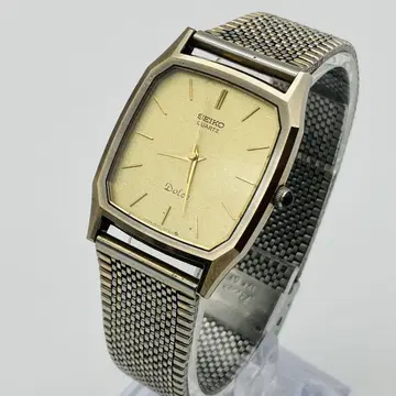 세이코 돌체 쿼츠 9521-5070 골드 다이얼