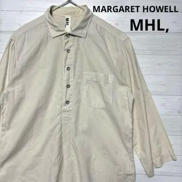 MARGARET HOWELL 마가렛호웰 풀오버 셔츠 7부 소매