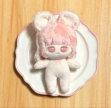 [ 벚꽃 라떼 입 다물기 ] 핸드메이드 봉제 인형