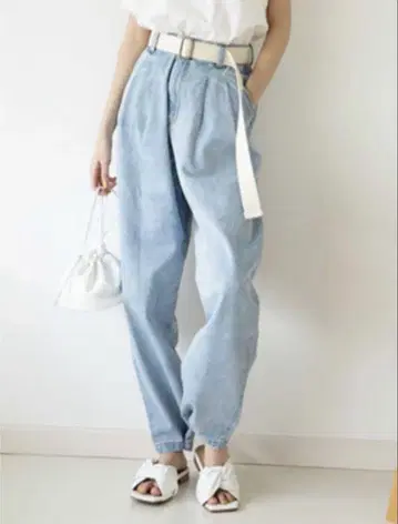 SeaRoomlynn 하이웨스트 tuck SRN03 빈티지 블루 M