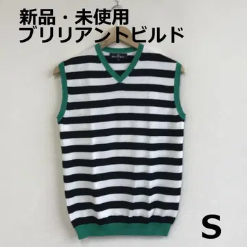 B0728A01 새상품 미사용 브릴리언트빌드 골프 V넥 베스트