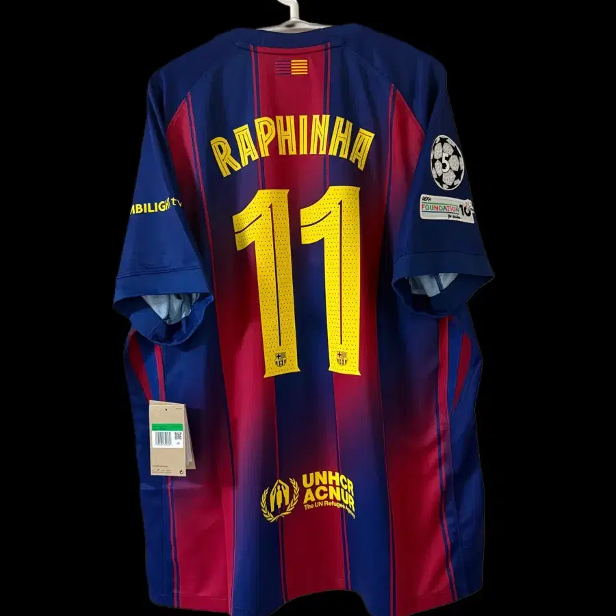 International XL] 25/26 Barcelona Home Raphinha Jersey on