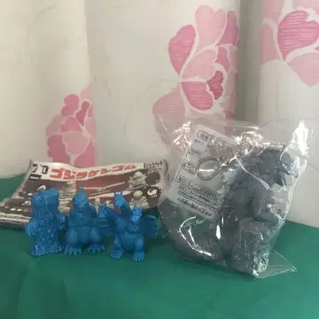 도호 괴수 시리즈 고질라 피규어 키링 고질라 양귀비 밴딩