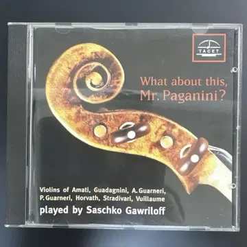 What about this, Mr. Paganini? CD