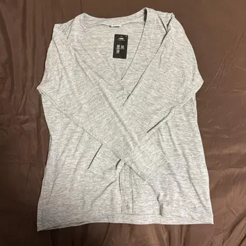 TIGORA 그레이 긴팔 가디건 XL