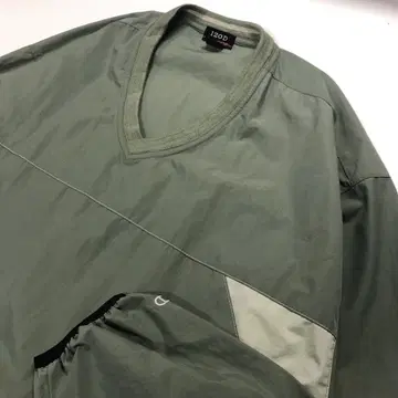 IZOD 풀오버 나일론 자켓 카키 남성용 L