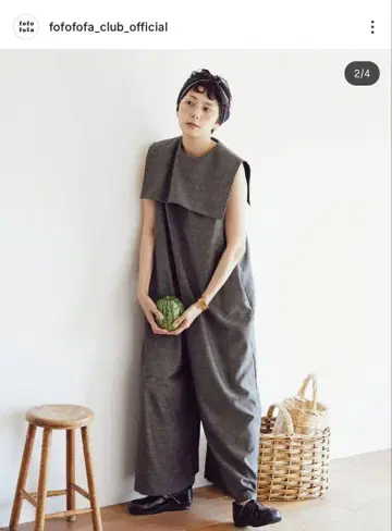 fofofofa 아페로 수트 올인원 세서미 블랙 기쿠치 아키코