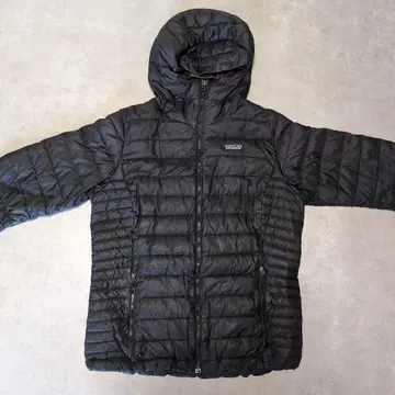 patagonia 후드 부착 다운 자켓 L 블랙