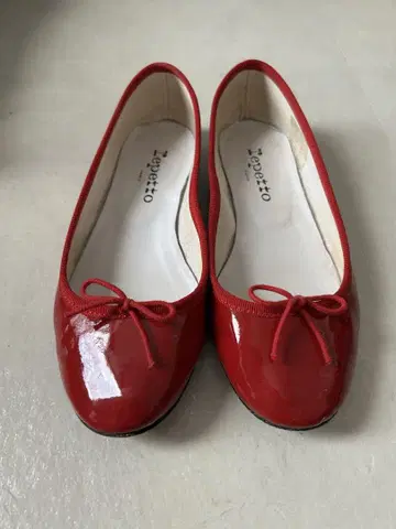repetto 레페토 발레 슈즈 37 빨간색 레드