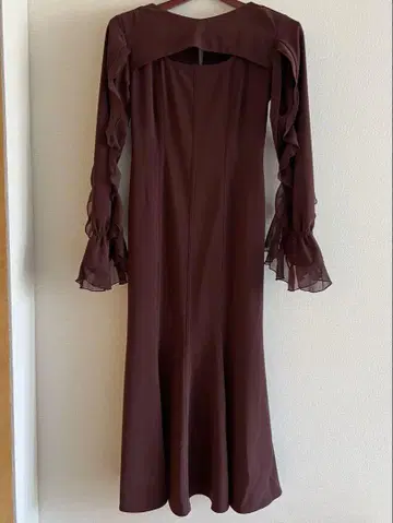knuth marf frill sleeves 원피스 보르도