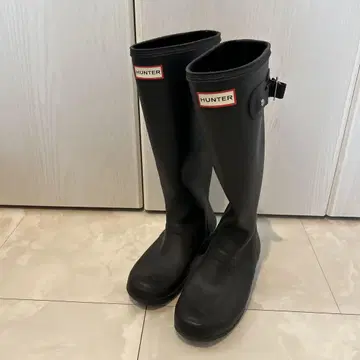 HUNTER 블랙 장화 37