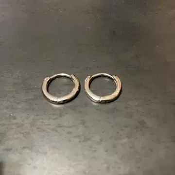 SILVER925 HOOP OPEN EARRINGS/실버/귀걸이