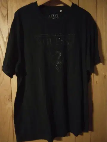 GUESS 티셔츠 XL 블랙